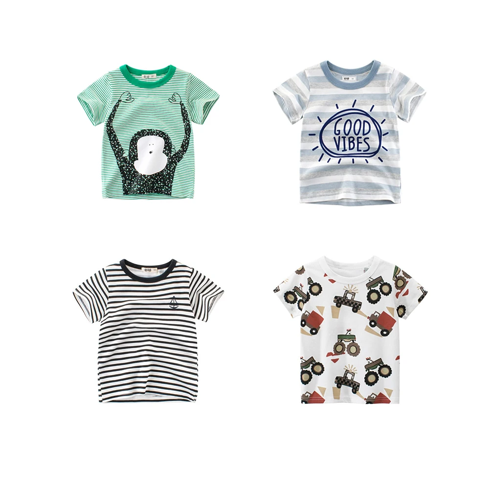 

Футболки для мамочек и детей, Мультяшные Детские хлопковые футболки с короткими рукавами для мальчиков и девочек, летняя одежда, Детская фу...