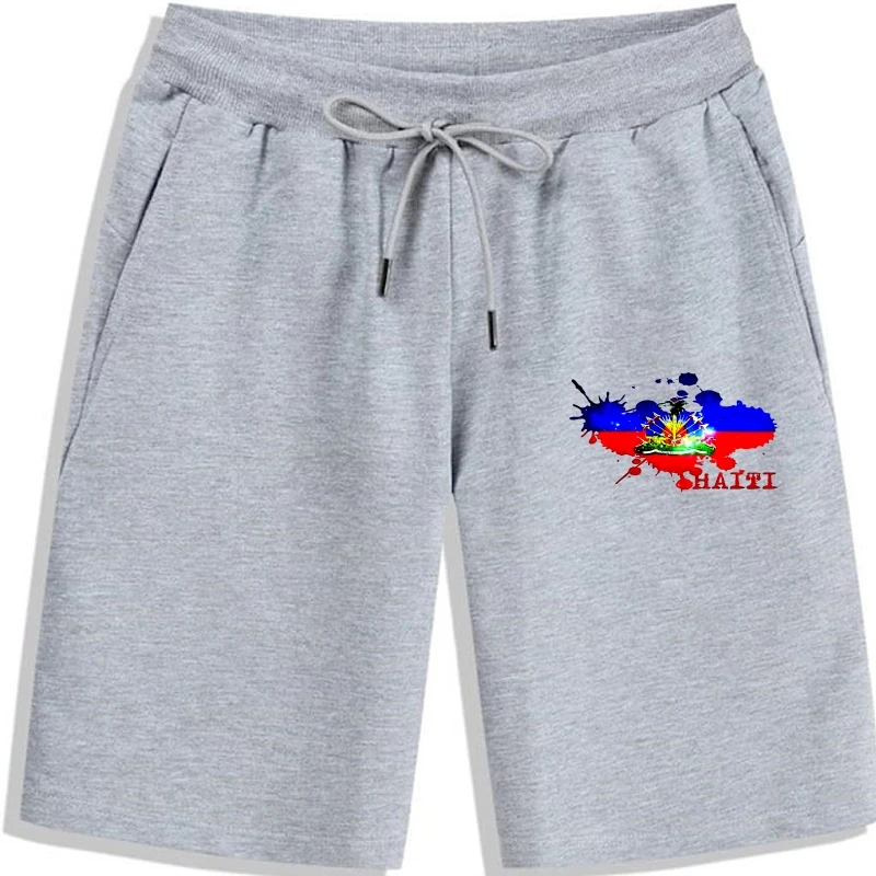 

Republic of Haiti flag white shorts for men Shorts printing Mens Womens Kids Baby All summers! 100% cotton Pure cotton Men Short