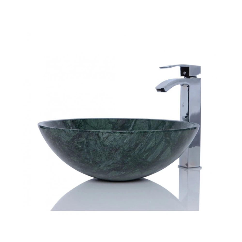 

Natural green marble stone bathroom sink