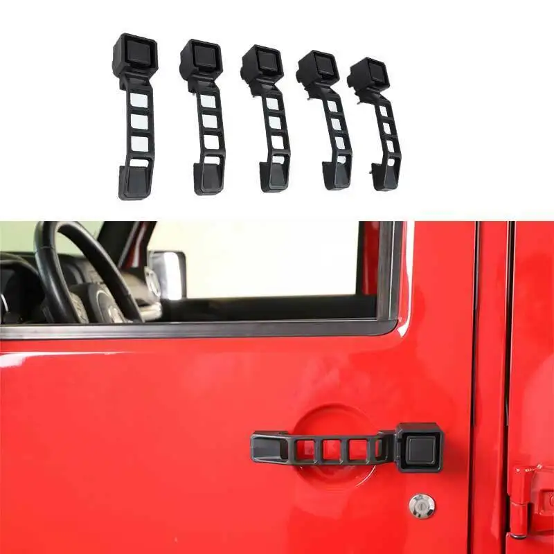 

Черная крышка для дверной ручки Jeep Wrangler JK 4DR 2007-2017 ABS 5 шт.