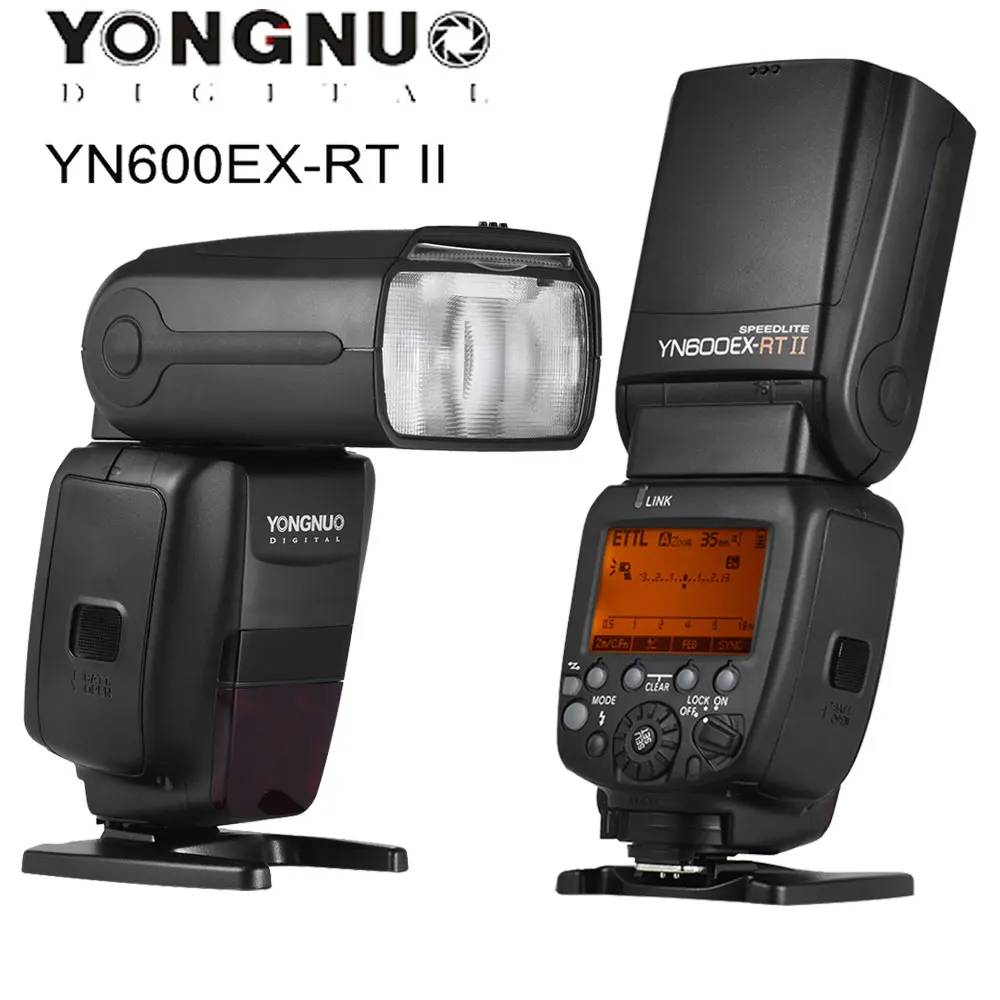 

YN600EX-RT II TTL Master Flash Speedlite for Canon Camera 2.4G Wireless 1/8000s HSS GN60 Support Auto/ Manual Zooming