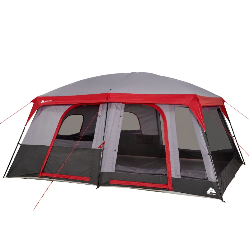 

OUZEY Trail 12-Person Cabin Tent, With Convertible Screen Room