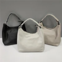 solid color top layer cowhide women bag luxury brand famous designer handbag high quality casual fashion simple messenger bag