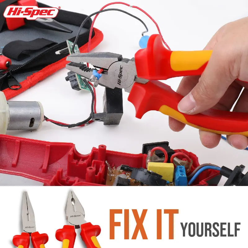 Hi-Spec 8 шт. изолированный набор инструментов для электрика отверток Philips с