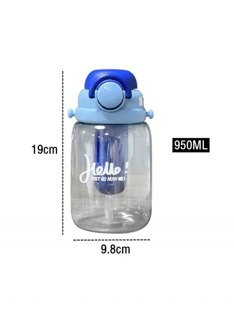 950 мл соломенная бутылка для воды большая емкость пластиковая портативная