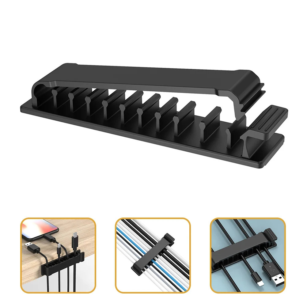 

4pcs USB Cord Organizer Adjustable Headphone Cord Organizer Cable Keeper Clip
