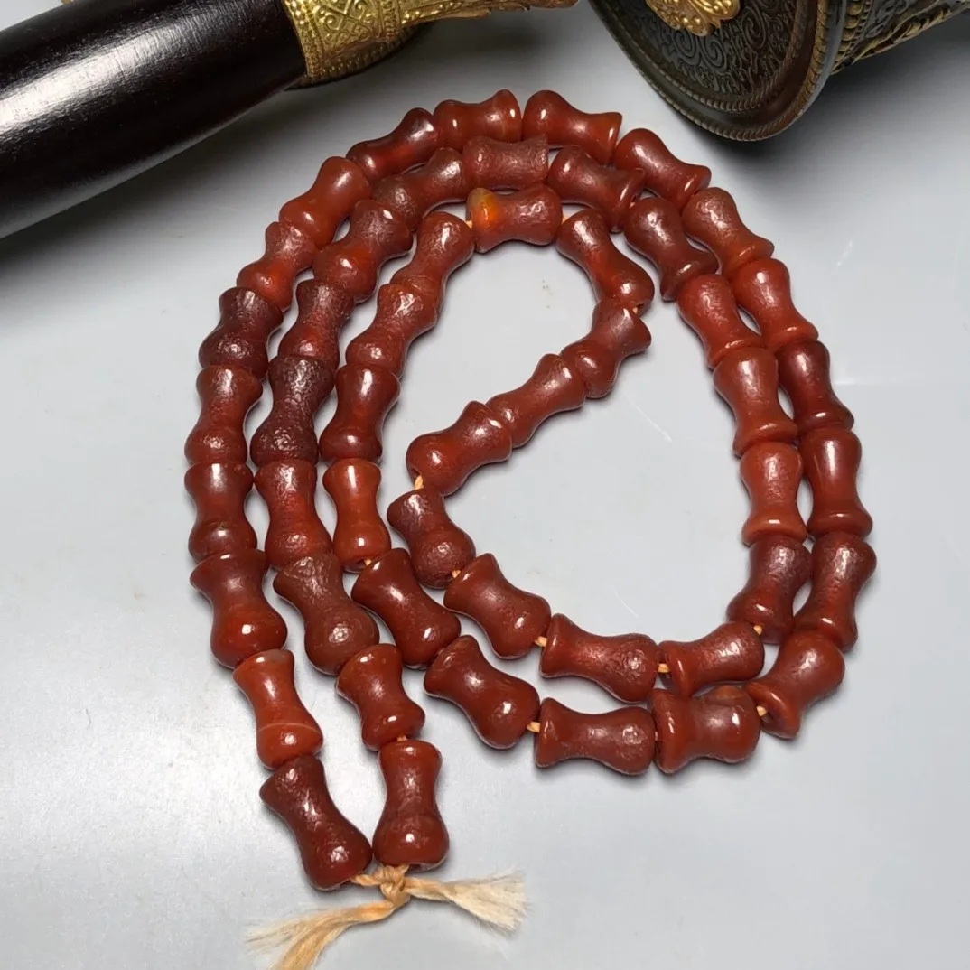 

Бусины из натурального красного агата, 15 Х9 мм