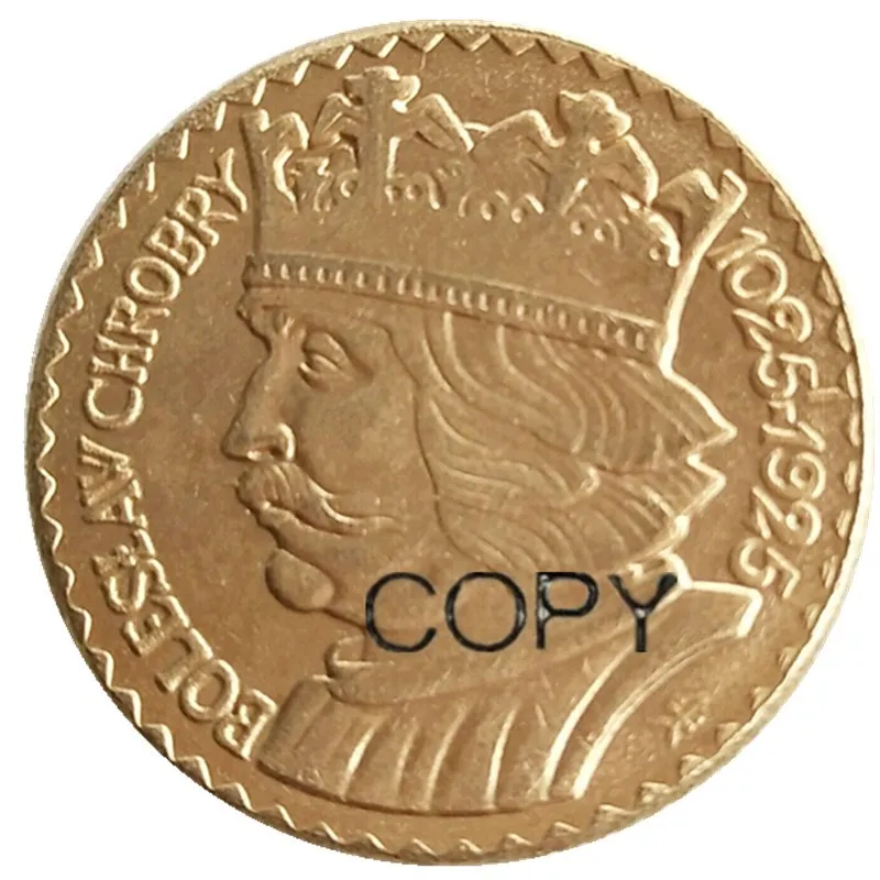 Золотая копировальная монета zloэтих 1925 Польша 20