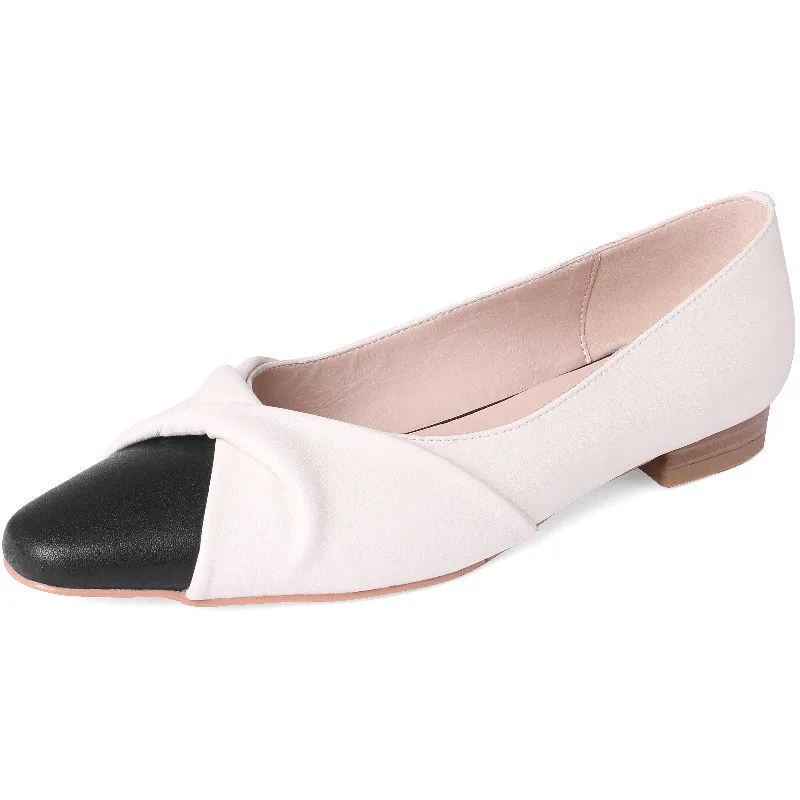 

Dilalula Elegant Women Pumps Spring Autumn Office Ladies Casual Low Heels Mixed Colors Genuine Leather Slip On Shoes Woman