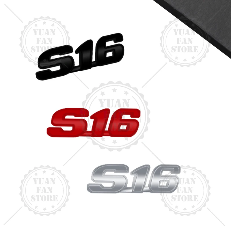 Эмблема S16 Стайлинг автомобиля 3D наклейка металлический логотип значок для Peugeot