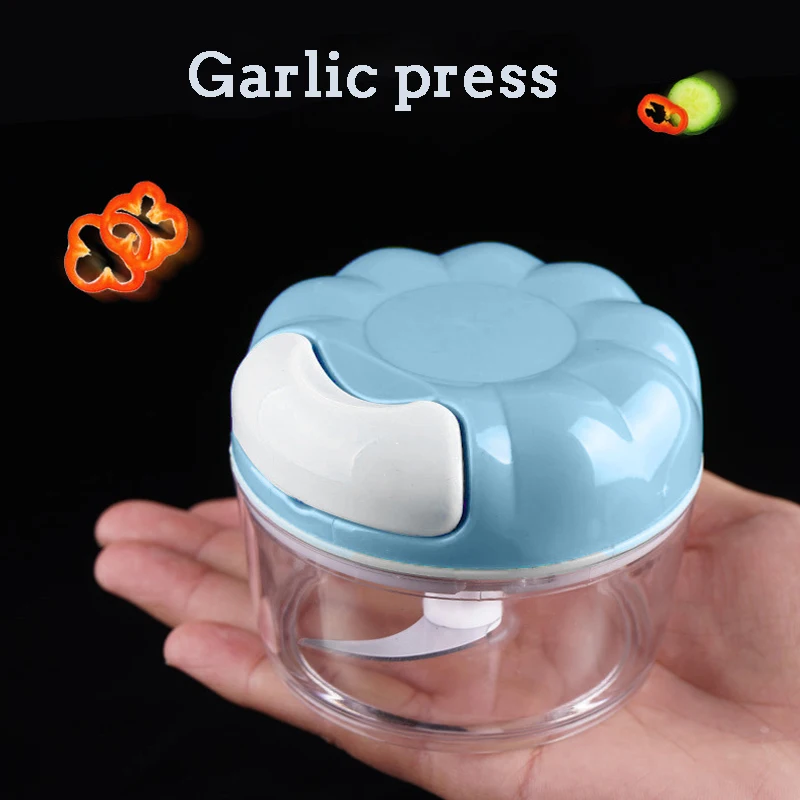 manual garlic press multi function small garlic chopper crusher food vegetables cutter meat grinder kitchen gadgets masher free global shipping