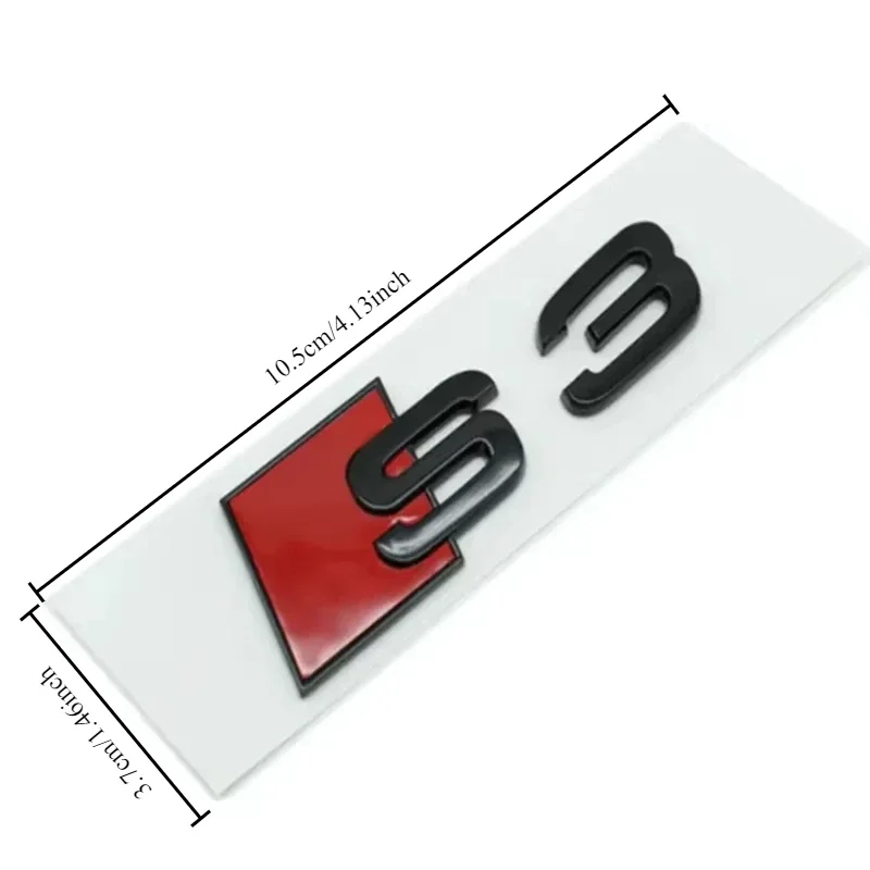 

Для Audi S3 S4 S5 S6 S7 S8 Автомобильный задний багажник Эмблема Логотип Значок Наклейка Буква Номер Эмблема Спорт S-Klasse Umbau