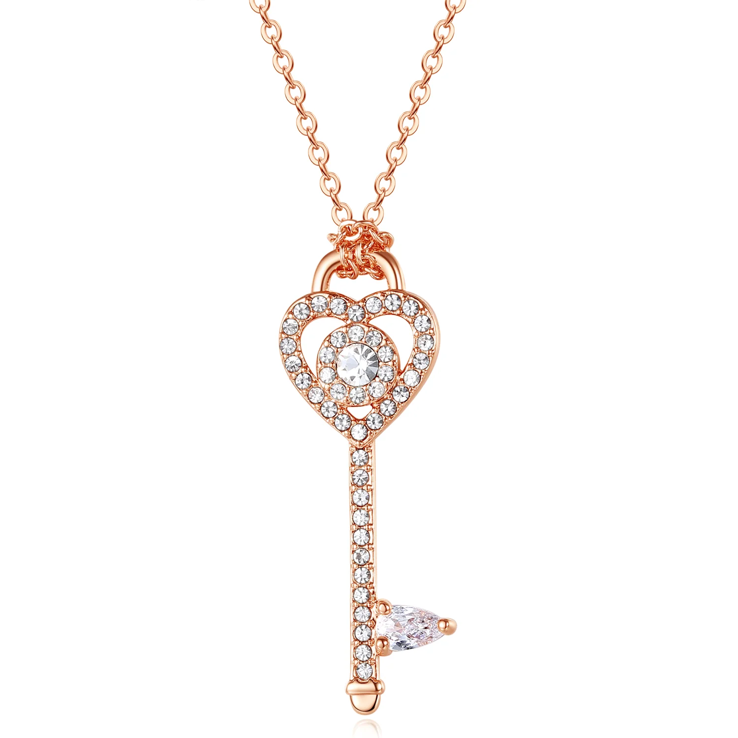 

SACKART never fades New Heart shaped Key Fashion Jewelry Luxury decoration Noble woman earrings Guardian of the symbol of love