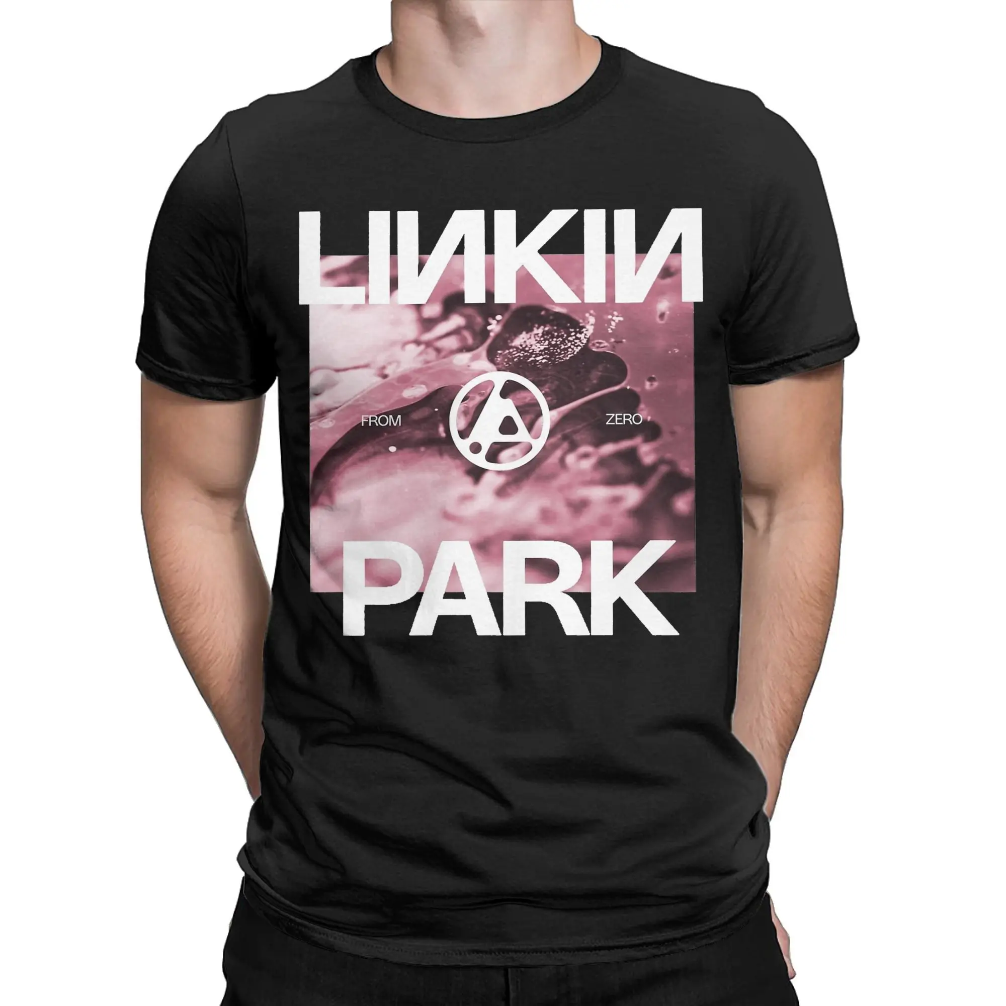 linkinparks rock music band metal Tee Shirt for Men Women Graphic Printing T Shirts 100% Cotton Clothing