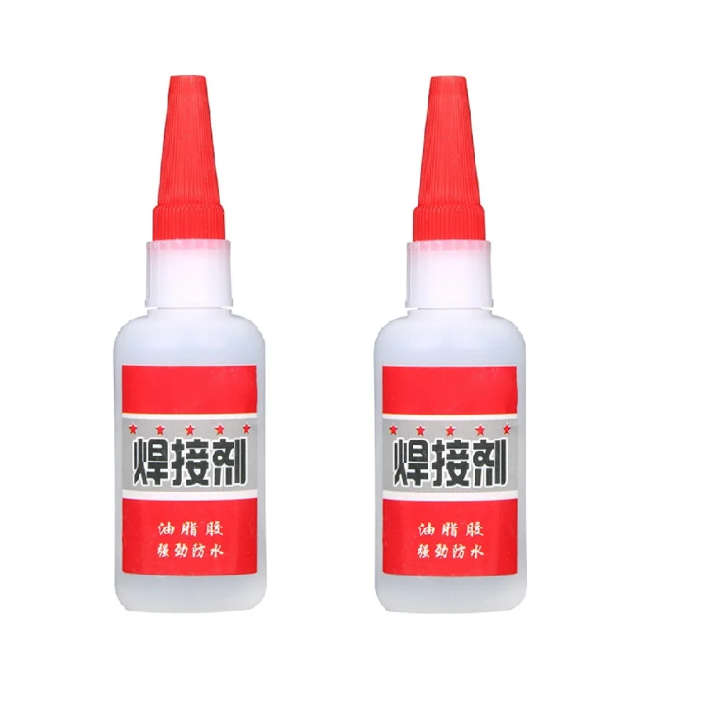 

2pcs 50g Universal Welding Super Oily Glue Plastic Wood Metal Rubber Tire Repair Soldering Agent Strong Adhesive Hand Tool
