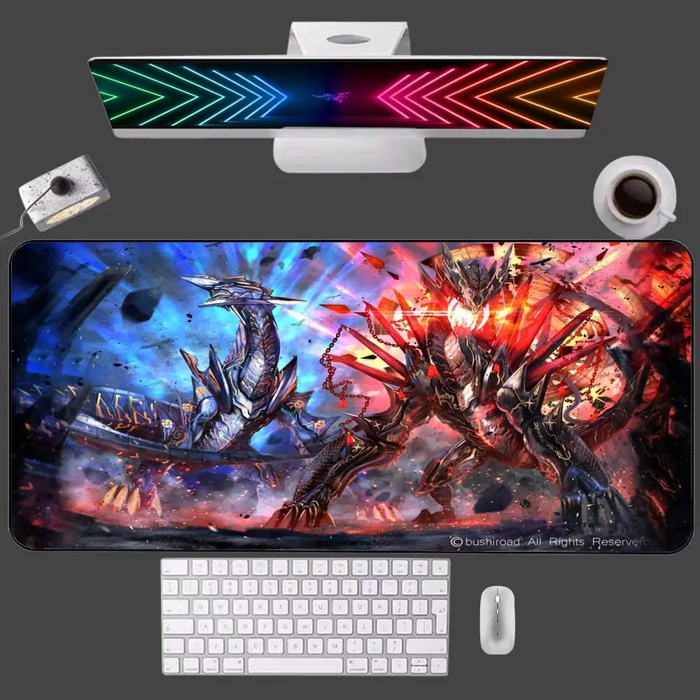 Anime Cardfight!! Vanguard Gaming Mouse Pad Notbook Gamer Large Keyboard Rubber Computer Carpet Desk Mat Gamer Offices Mousepad