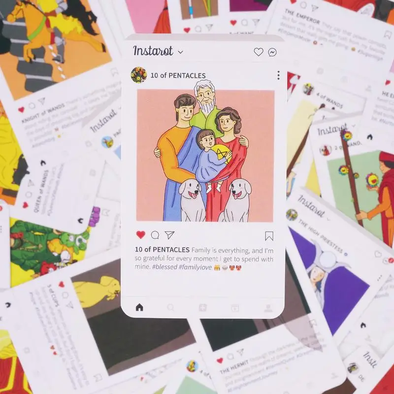 Карты для удачи Таро-карты инструменты гадания стандартные террасы настольной