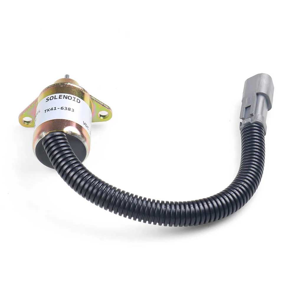 Lodenqc DC12V Fuel Shut Off Solenoid 1503ES-12S5SUC11S for Yanmar Engine Thermo King TK41-6383 SA-4920-12