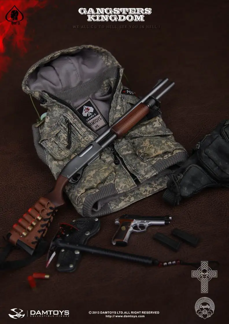 Damtoys Gk003 1/6 Мужской солдат подметальщик Берни Лопата 3 властителя боец Камуфляжный