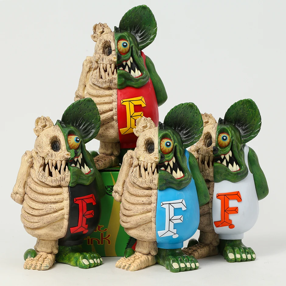 

Rat Fink Mouse Half Dissected PVC Figure Model Toy Collection Doll