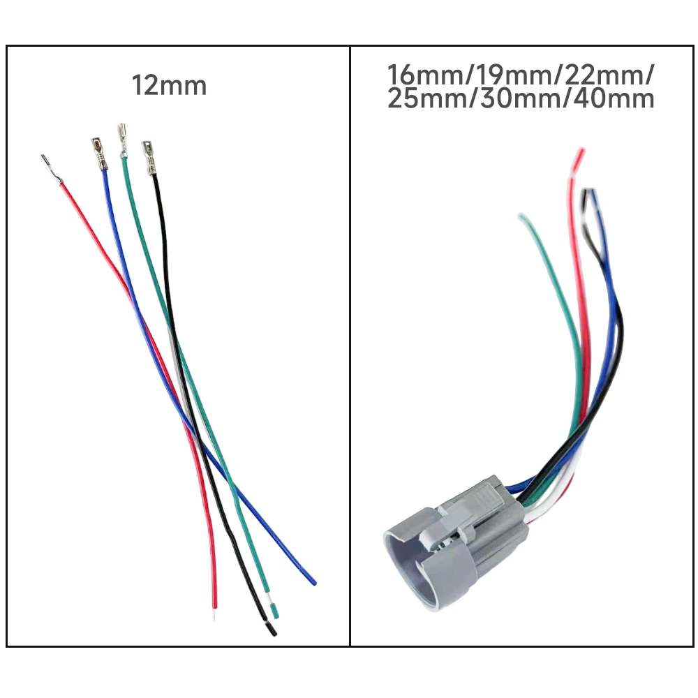 

Водонепроницаемые круглые кнопки из латуни 12-22 мм 3-220В
