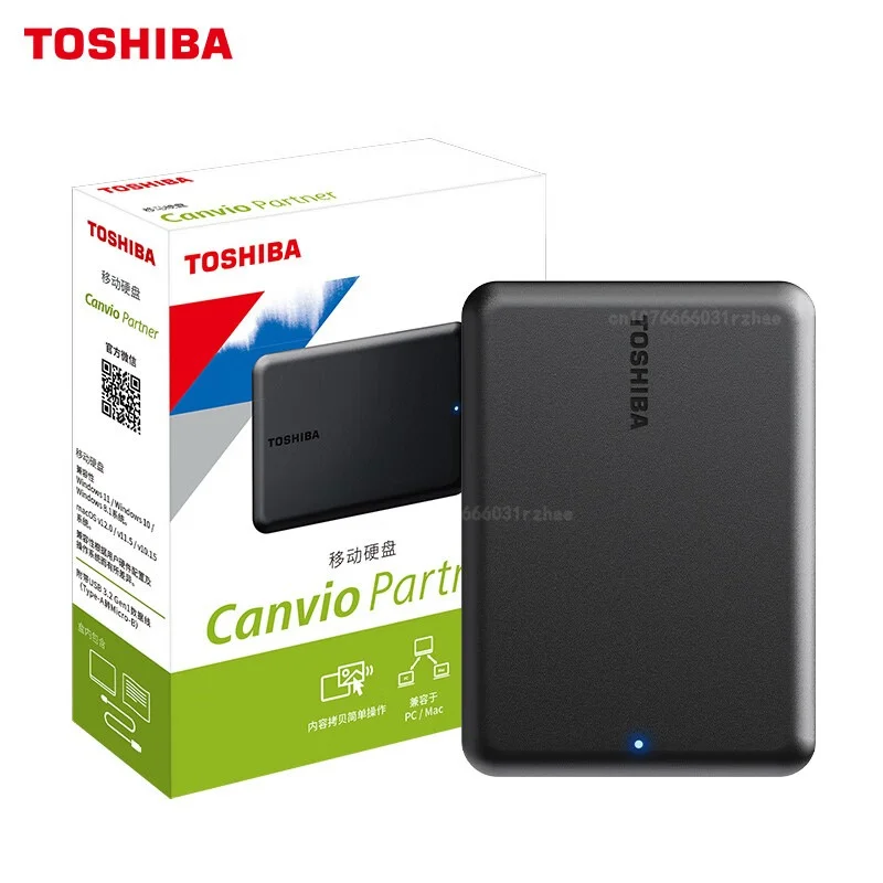 Toshiba Canvio Partner 4 ТБ/2 ТБ/1 ТБ Usb 3 2 Gen 1 портативный внешний высокоскоростной HD Жесткий
