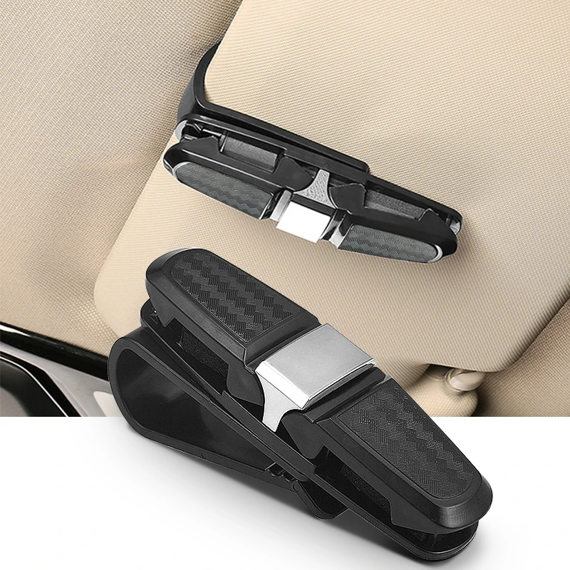 

Car Glasses Case Auto Sun Visor Glasses Holder Clip Card Holder Eyeglasses Accessories Car For Mercedes Benz AMG W205 W218