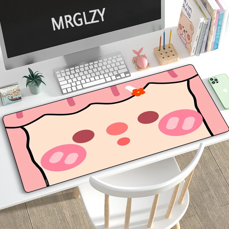 

Cute Cartoon Mouse Pad Large Desk Mat Gaming Mouse Pad Kawaii Rubber Keyboard Mousepad 40*90cm Carpet Girly Decoration for LOL