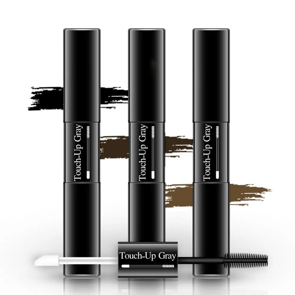 7ml Hair Dye Stick Instant Effect Double-end Modify Black Brown Hair Dye Pen Quick Cover Hair Line Touch-up Concealer Sticks