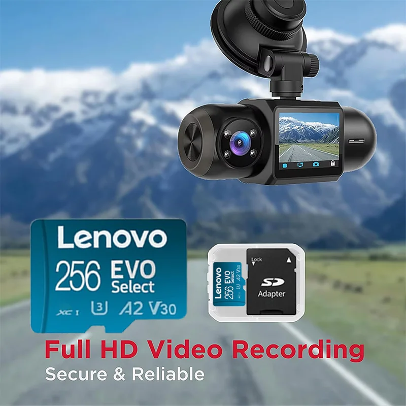 Фото Оригинальная карта памяти Lenovo TF U3 Class10 A2 V30 высокоскоростная для видеонаблюдения, MP4, мобильных телефонов - до 512 ГБ №3