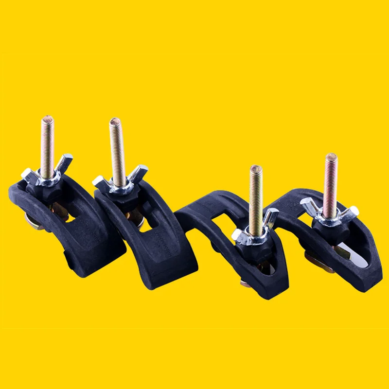 Набор пластин для лука 85 мм CNC гравировального станка Зажимное приспособление для деталей Т-образный стол Нейлоновый пресс-инструмент Фиксатор труб.