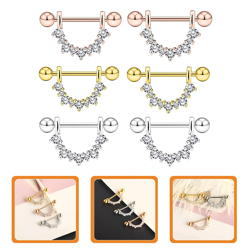 

Ring Clipfaux Fake Ringsclamps Pierced Non Jewelry Metal Bodybarbell Face Tongue