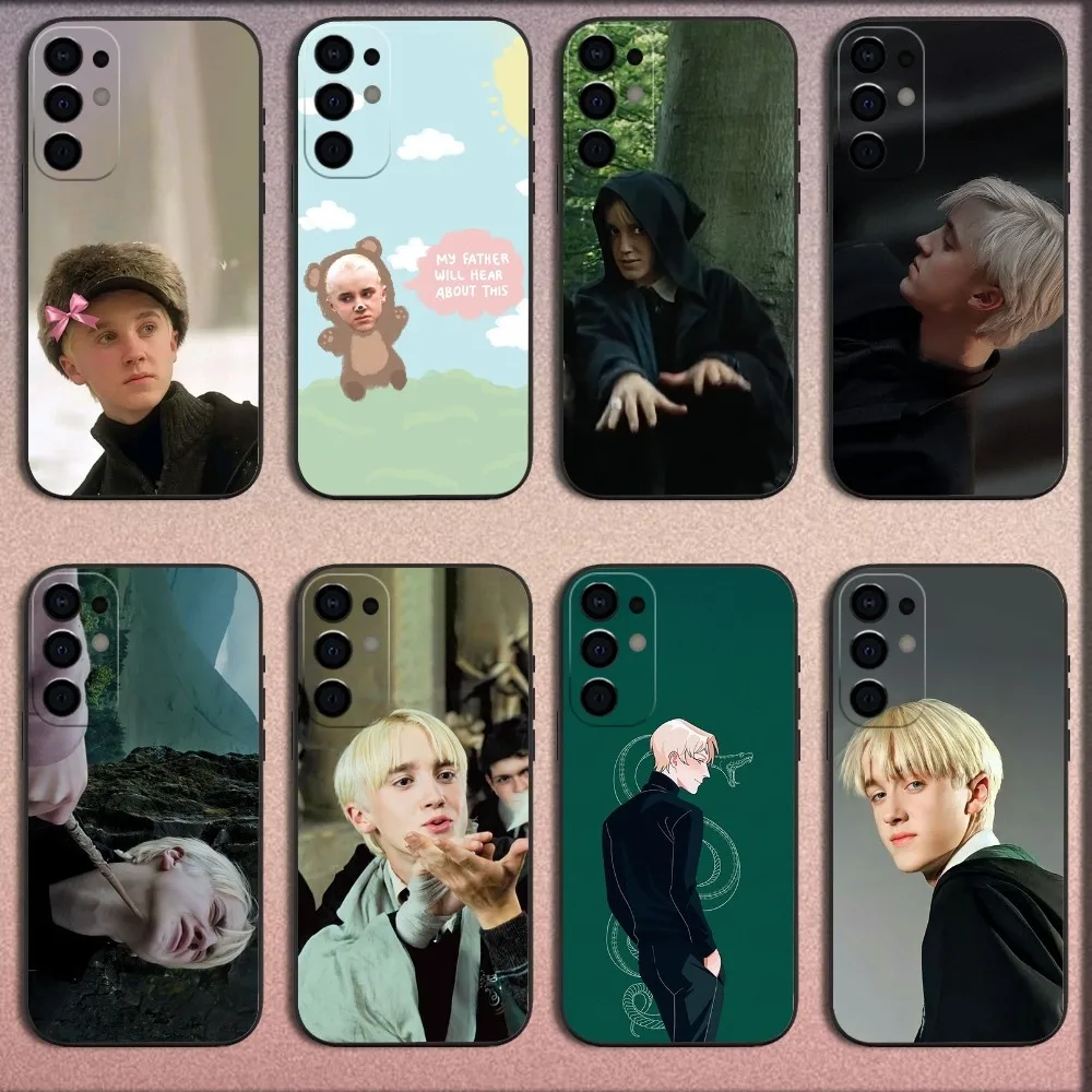 BOY D-Draco M-Malfoy Phone Case For Samsung S25 S24 S21 S22 S23 S30 Ultra S20 Plus Fe Lite Note 10 9 5G Black Soft Cover