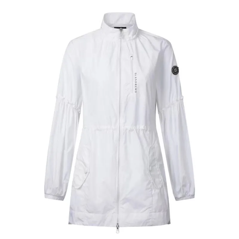 Women Lightweight Sun Protection Jackets Long Sleeve Shirts with Pockets Hiking Outdoor Waterproof