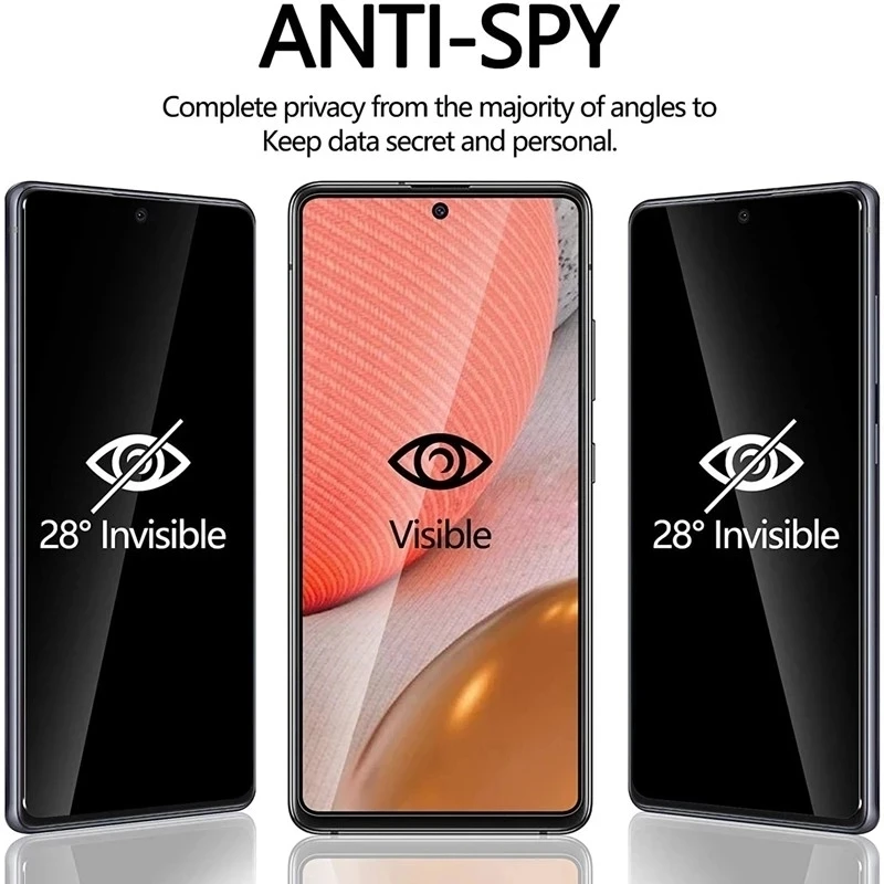 Anti-Spy Tempered Glass A13 A73 A53 A72 A52 A32 A54 5G Screen Protector For Samsung Galaxy S10E M12 M32 M52 Privacy