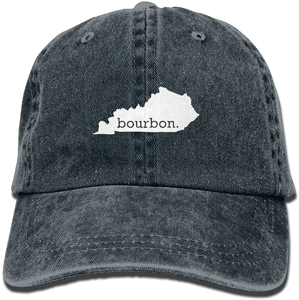 

Kentucky Bourbon Vintage Washed Dyed Cotton Adjustable Denim Cowboy Cap