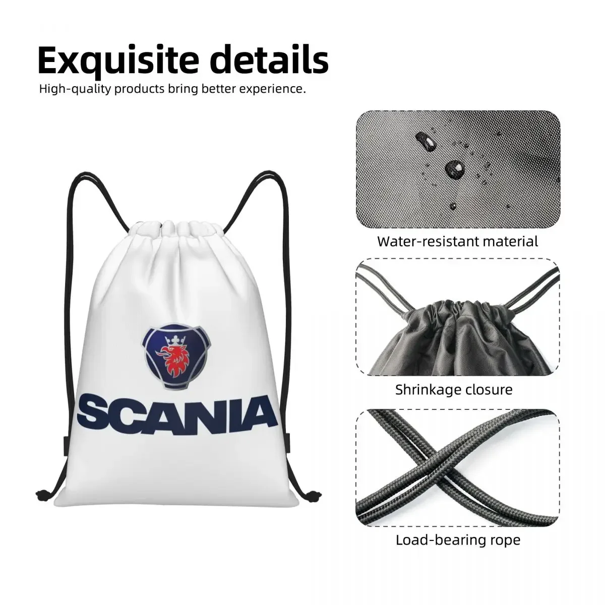 Оригинальные шведские сумки Saabs Scanias awstring для тренировок йоги рюкзаки мужчин и