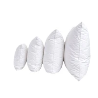 real 100 goose feather stuffing pillows core square rectangular down pillow antibacterial sleeping neck protection bed pillow