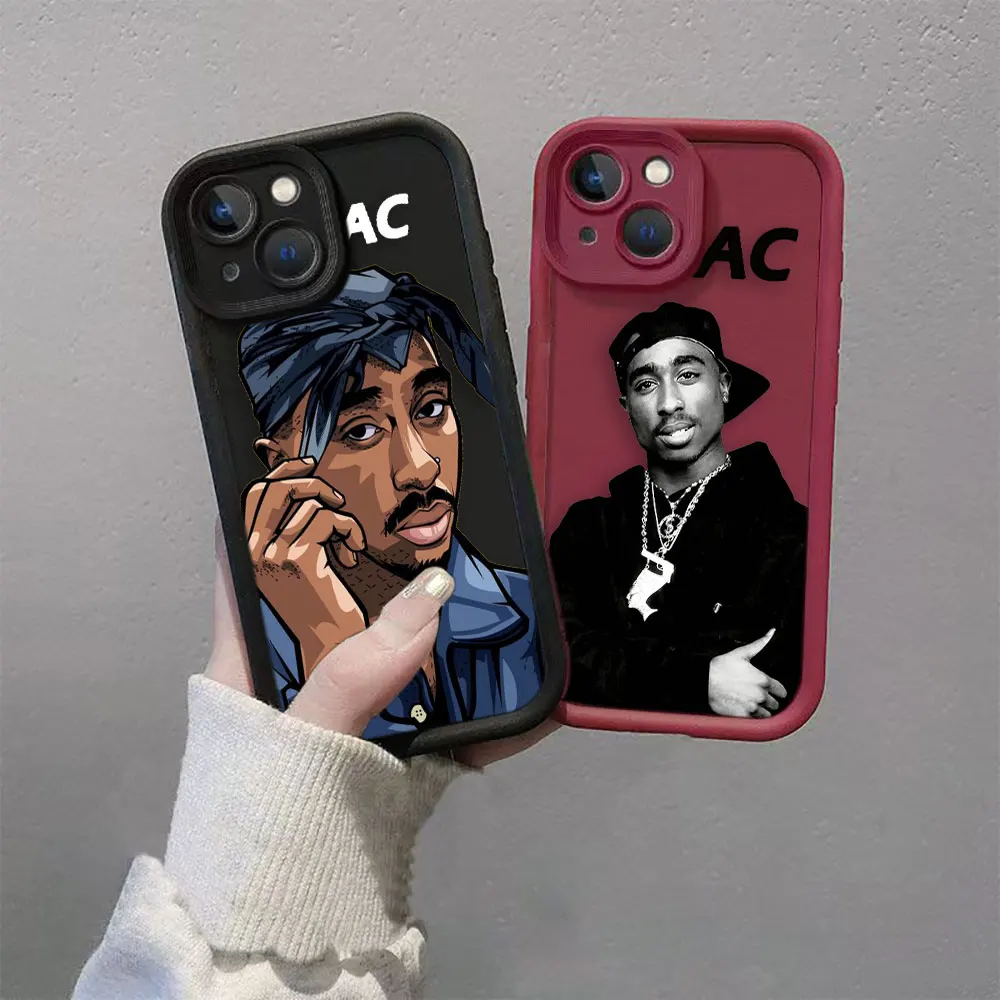 Rap Singer 2PC Tupac чехол для телефона Infinix CAMON 20 SPARK 10 SMART 5 6 7 8 HOT 30 30I 40I NOTE 12 PRO VIP 4G 5G Case