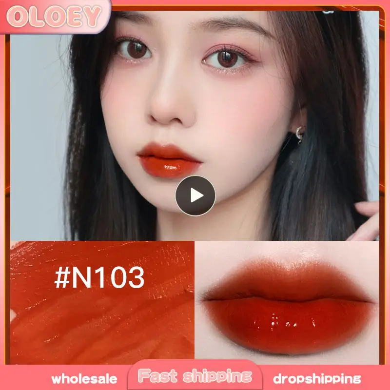 

HOJO Mirror Glass Lip Glaze Moisturizing Not Easy To Fade Translucent Lip Gloss Crystal Lip Glaze Liquid Lipstick Makeup TSLM1