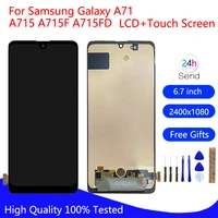 lcd display for samsung galaxy a71 2020 a715 a715f display lcd touch screen digitizer assembly sm a715fds sm a715fdsn