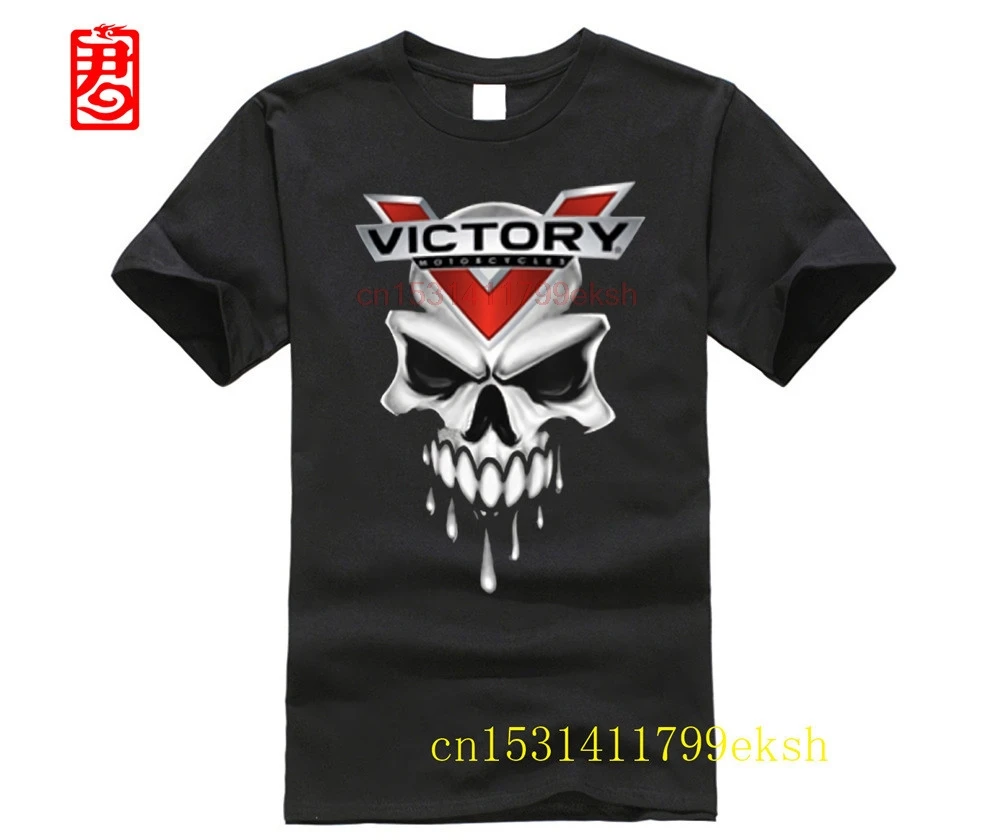 

Victory Motorcycles Tee Two Sides New Men's T-shirt Fashion Men's Cotton T Shirt