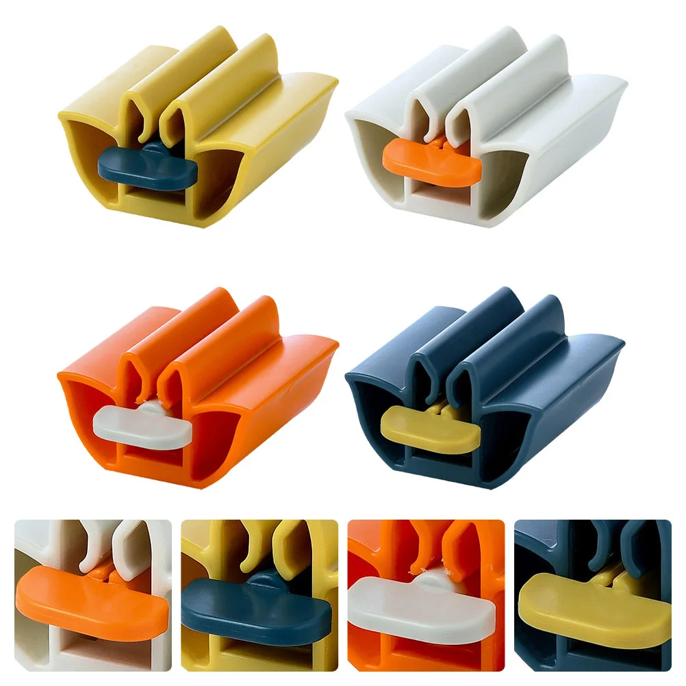 

Toothpaste Squeezer Tube Dispenserwringer Roller Rolling Bathroom Holder Pusher Tool Metal Rollers Manual Rotate