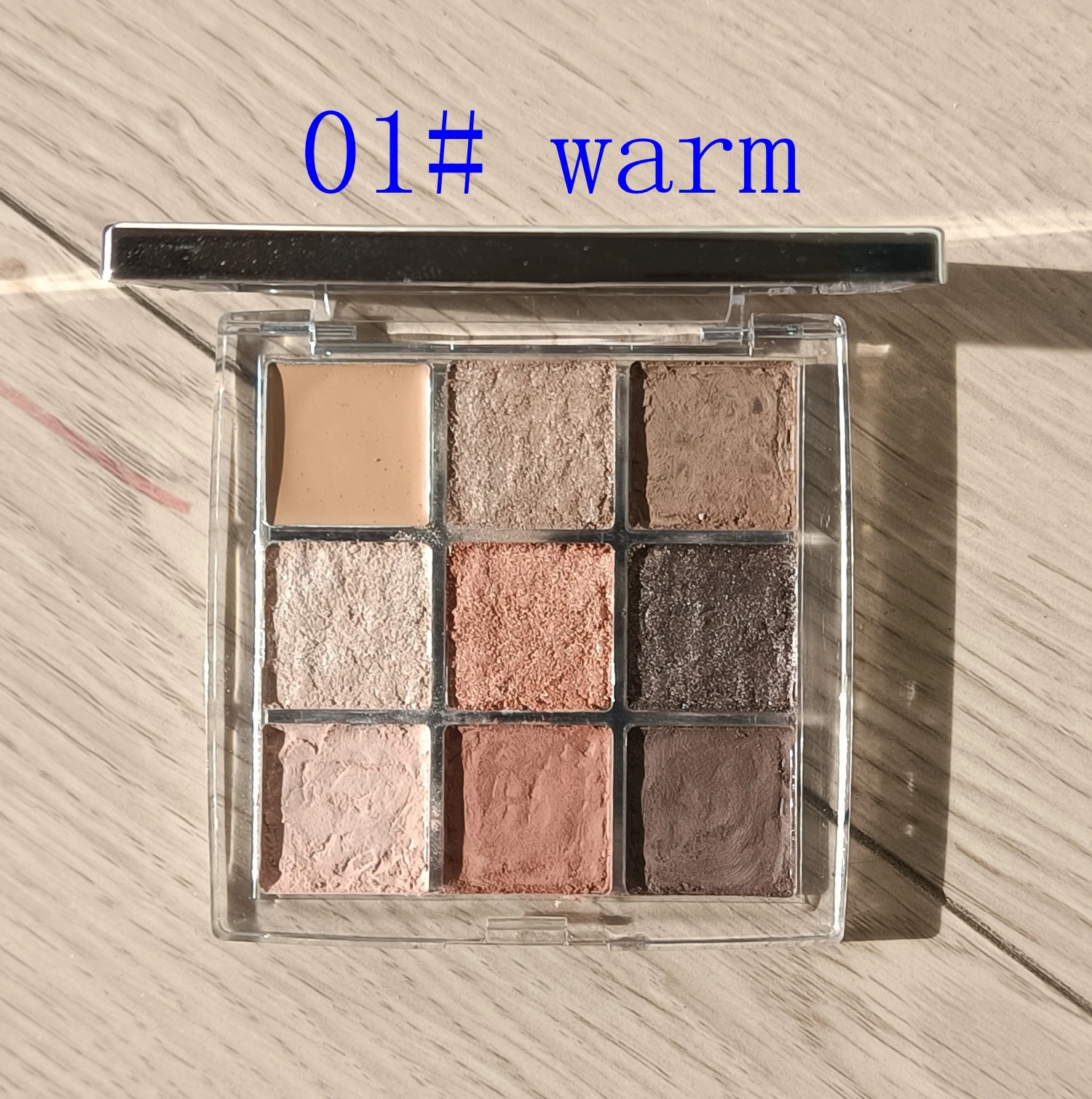 

HOT New 9 Color Eye Shadow Plate Makeup Palette Bronzer Metallic Eye Smoky Shimmer Glitter 10g High Quality +Gift