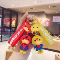 building blocks duck marvel key chain car cute couple key pendants cartoon toy bag bag charm keychain