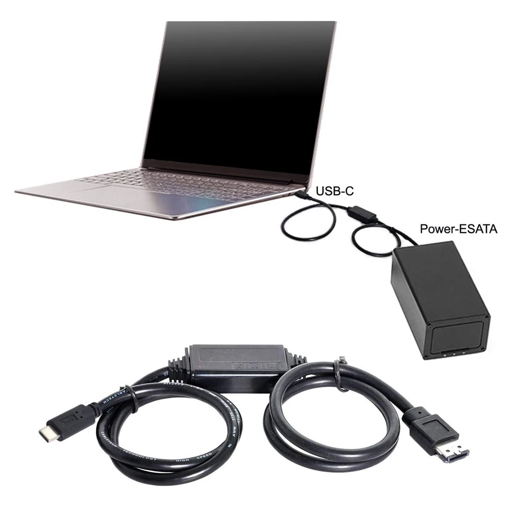 ESATA к USB C кабелю Type папа хост esip HDD кабель для ноутбука ПК