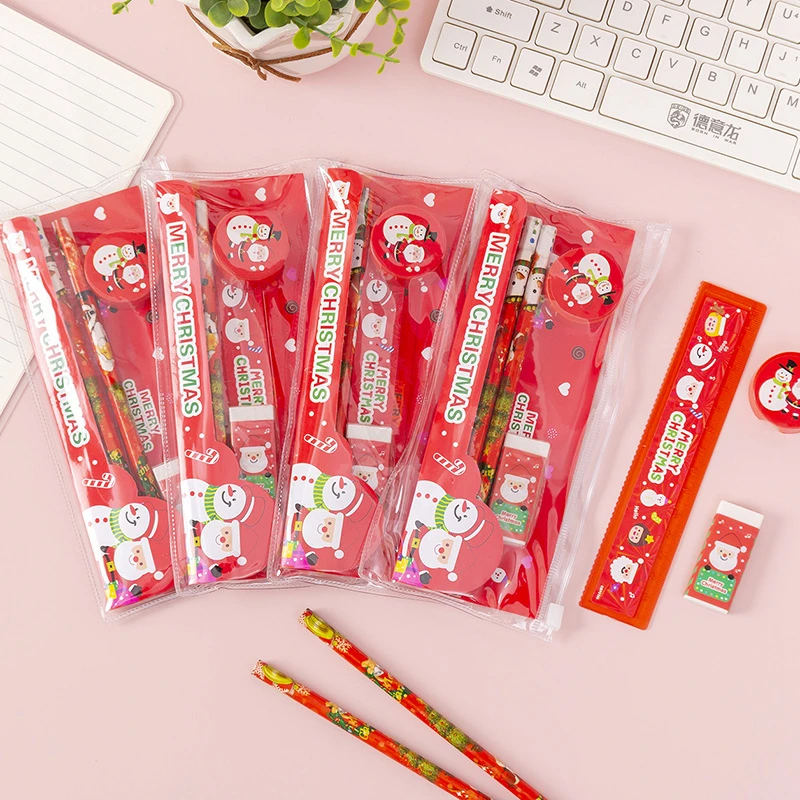 

1Set Merry Christmas Santa Pencil Kids Gifts Xmas Birthday Christmas Decor Noel Xmas Party Favor Present Children New Year Gifts