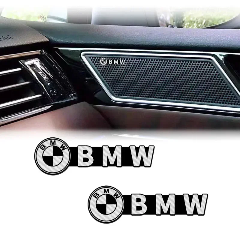 4/8 наклеек на динамики из алюминиевого сплава для BMW MINI E60 E46 E39 E38 E90 E36 F30 E30 E31 E34 E87 E92