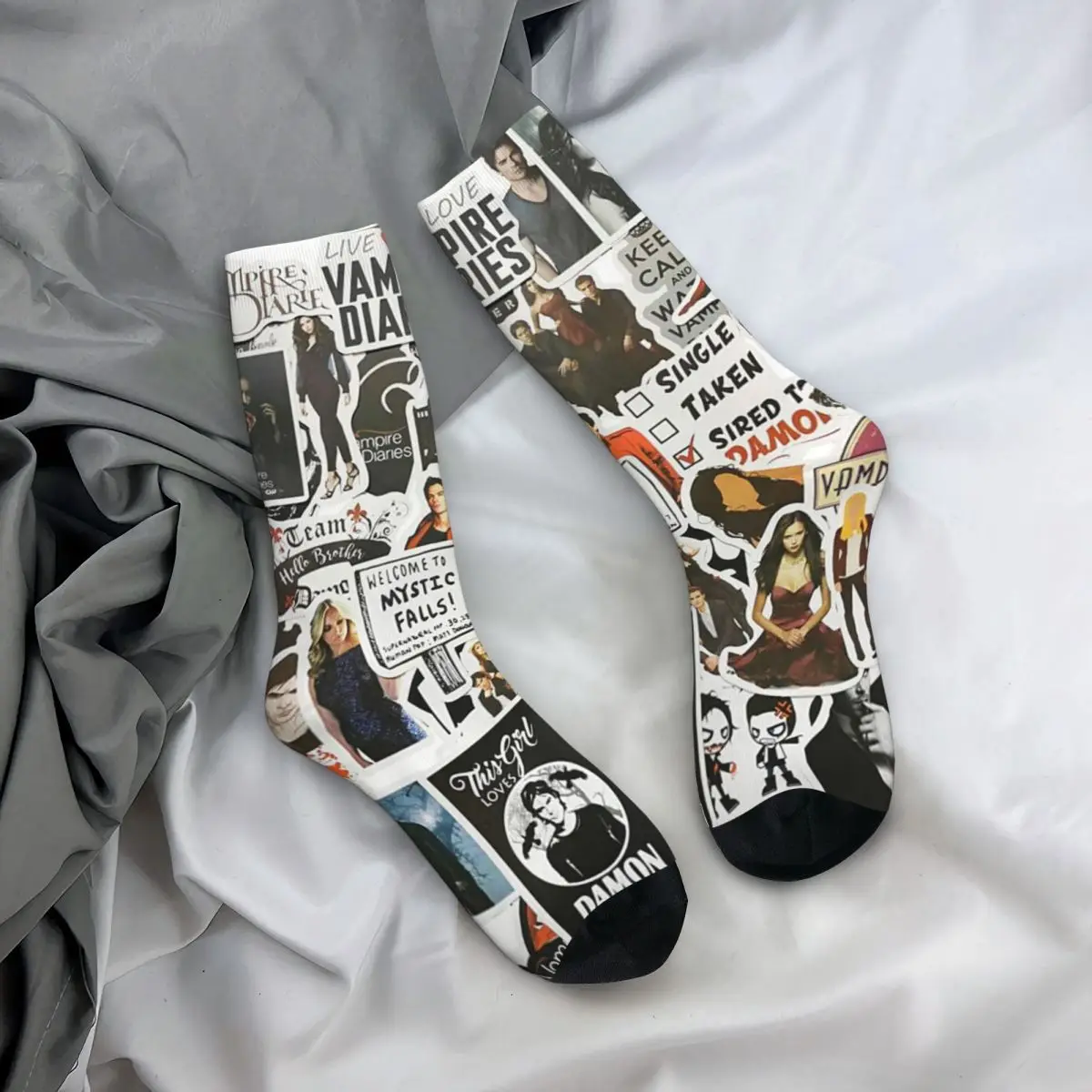 Осенне-зимние модные носки унисекс с дневниками вампира ТВ-шоу Иан Сомерхолдер