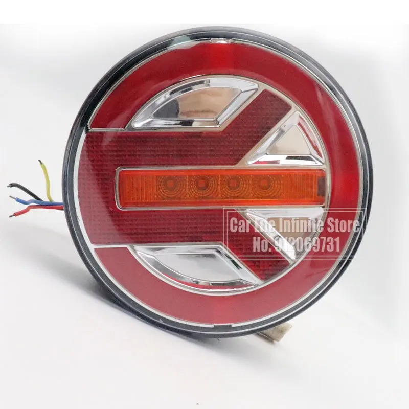 4x5 5 дюйма для грузовика прицепа динамический поворот фонарь заднего хода 12 В/24 В